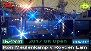 2017 Coral UK Open UK Open TV Finals Ron Meulenkamp v Royden Lam  First Round [upl. by Nyleda]