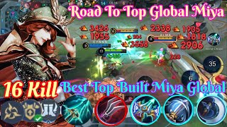 Miya Solo Rank Aggressive GameplayMiya Gold Lanner Queen mobilelegends mlbb miya top1mlbb [upl. by Hound]