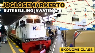 RUTE MELINGKARI JAWA TENGAH  TRIP NAIK KERETA API JOGLOSEMARKERTO DARI JOGJA KE SOLO [upl. by Konstantin125]