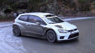 TEST Monte Carlo 2014 Sébastien Ogier VW Polo SouthFrance PURE SOUND HD [upl. by Beacham37]