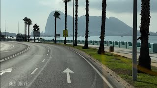 Algeciras to Gibraltar  Bus Driving [upl. by Pruchno]