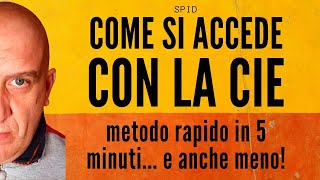 Accedere con CIE in 5 minuti [upl. by Ena939]