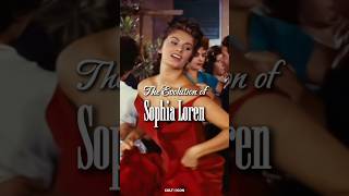 Sophia Loren turns 90 This is her evolution through the years ❤️ sophialoren shorts short [upl. by Adnorahc]