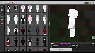 1300 Minecraft Bedrock Skins With Cosmetics amp Capes WORKS ON HIVE [upl. by Yzdnil974]