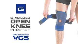 Neo G Stabilized Open Knee Support  How to Apply Guide [upl. by Nadnal]