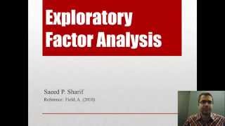 Exploratory Factor Analysis EFA Part 1 Persian Language [upl. by Enel]