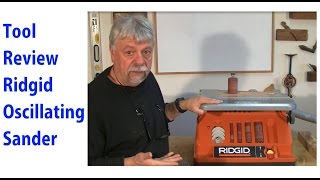 Ridgid Oscillating Belt amp Spindle Sander  woodworkweb [upl. by Ariana]