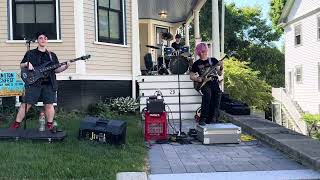 HeartShaped Box Cover by Catharsis at Arlington Porchfest [upl. by Atteuqehs550]