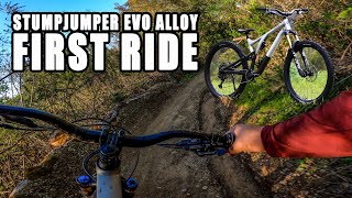 Specialized Stumpjumper EVO Elite Alloy  FIRST RIDE amp IMPRESSIONS [upl. by Aleakam]