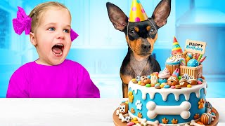 Surprising Our New Dog With First Birthday [upl. by Preiser]