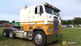 1986 Freightliner  A Vintage Cabover Truck  Exterior Tour [upl. by Emile]