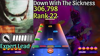 Fortnite Festival “Down With The Sickness” Expert Lead 100 FC [upl. by Daniell201]