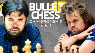 Hikaru Nakamura vs Magnus Carlsen  Full Match  Bullet Chess Championship 2023  EPIC Grand Final [upl. by Anairb]