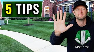 5 UNIQUE Tips  Lawn Care Tips for Beginners [upl. by Selinski]