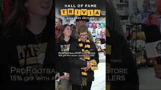 Pro Football Hall of Fame Trivia Steelers Edition Episode 12 shorts nfl steelers [upl. by Tiebout]