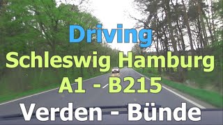 Driving from Schleswig to Bünde Germany [upl. by Yme790]