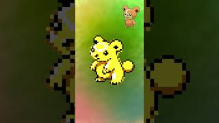 Beta Teddiursa Was YELLOW nintendo pokémon pokemon [upl. by Iong]