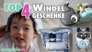 TOP 4 Windelgeschenke  Windeltorten  How To  mamiblock [upl. by Liggitt]