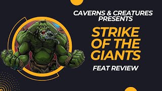 Strike of the Giants 5e New Feat from Bigby Presents Glory of the Giants [upl. by Pizor]