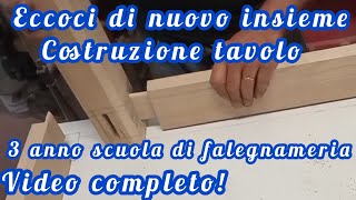 Rieccoci insieme vi regalo un video della scuola di falegnameria 3anno [upl. by Kain397]