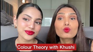 COLOUR THEORY WITH KHUSHI 🥰 shocking results 😳 top 5 lipstick favs by khush amp me 💄 [upl. by Japeth]