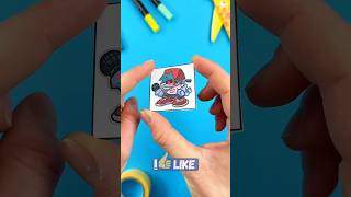 Wow 🤗 Magic Paper Craft Trick with FNF Funkin Boyfriend fnffunkin papercraft diy fnf fnfmod [upl. by Netsirhc]