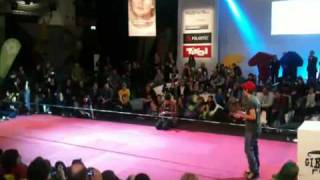 ISPO 2011 SLACKLINE CONTEST FINALS  Momo vs Andy Lewis [upl. by Nerin]