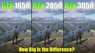 GTX 1650 vs RTX 2050 vs RTX 3050 Laptop  Gaming Test  How Big is the Difference [upl. by Julianna]