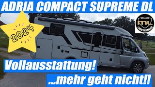 ADRIA COMPACT SUPREME DL 2024  Vollausstattung  CamperStory  ROOMTOUR  MLConcept Gelsenkirchen [upl. by Coleville]