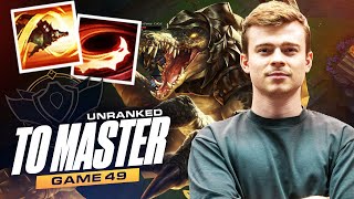 49 RENEKTON TOP 1V9  UNRANKED TO MASTER HARD MODE [upl. by Muire]