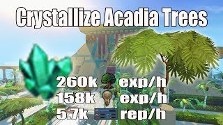 Runescape 3 Crystallize Acadia Trees Guide  Menaphos Woodcutting  260k exph  57k Rephour [upl. by Ezarras598]