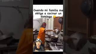 Cuando mi familia me obiga a cosinar cosina fyp madre video [upl. by Nnoj]