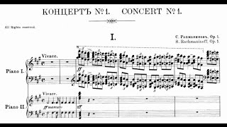 Rachmaninoff Piano Concerto 1 No 1 in fsharp minor Op 1 Shelley [upl. by Elsey605]