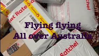 All parcel flying by Australia post [upl. by Coke]