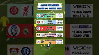 JADWAL PERTANDINGAN BOLA MALAM INI SELASA 10 DESEMBER 2024 [upl. by Meredith]