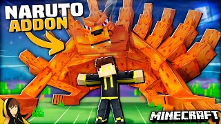 The GREATEST Naruto ADDON for BEDROCK MINECRAFT [upl. by Necila]