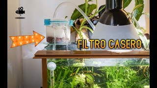 Cómo hacer un FILTRO PARA PECERA CASERO  Homemade aquarium filter [upl. by Jat330]