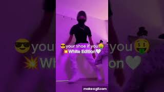 🤍💥Your shoe if you White Edition😎🤑 edit rap jordan shoes [upl. by Immak]