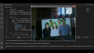 OpenCV Python  Creating Real time Face Detection System [upl. by Morse]