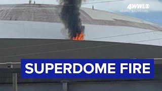 Caesars Superdome fire caused by pressure washer igniting [upl. by Alioz]