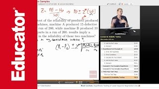 Hypothesis Testing Two Samples  AP Statistics [upl. by Rim]