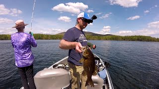 Squam Lake NH Prespawn Bass [upl. by Aileve224]