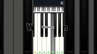 Wellerman piano pianocover pianotutorial wellerman [upl. by Yraccaz]