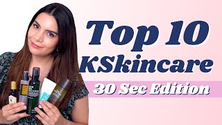 My Top 10 KSkincare  30 sec Edition shorts [upl. by Herminia481]