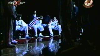 Detroit Pistons  2004 Starting Lineup Introductions ft Mason [upl. by Hsital]