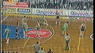 PAOKPanathinaikosA1GreekLeague199394SemifinalGame5 [upl. by Helse929]