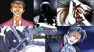 Phoenix Wright Ace Attorney  All Intro Cases [upl. by Gunar]