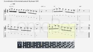 G combination of diminished scale ad lib phrase 1065 [upl. by Virgilia209]