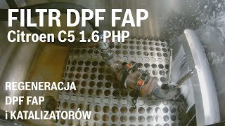 Regeneracja filtra DPF FAP Citroen C5 16 PHP 155 KM 2011 R [upl. by Llezo264]