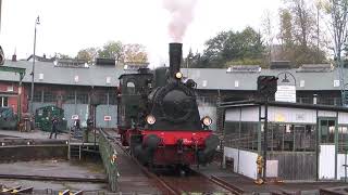 Sonderfahrt Lok Waldbröl von Dieringhausen nach Meinerzhagen am 221023 Der Bergische Löwe brüllt [upl. by Gregson]